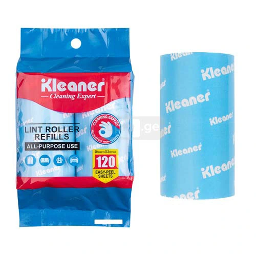 KLEANER-ქლინერ ტანსაცმლის საწმენდი წებოვანი სათადარიგო როლი 2ც